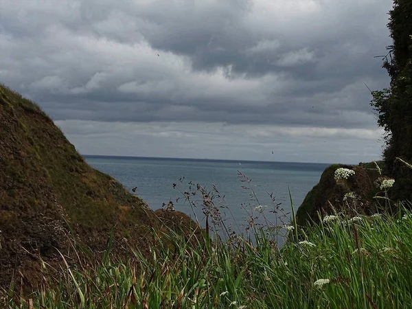 Dunnottarský Hrad Stonehavenu Skotsko — Stock fotografie