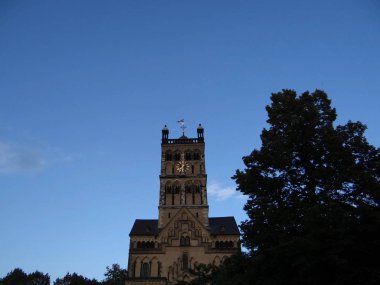 Quirinus Muenster, bazilika, Neuss Rhein'in simgesi 