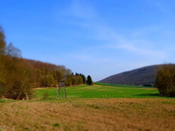 Hög Plats Bergen Geismar Hessen — Stockfoto