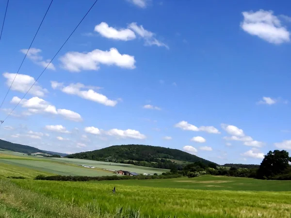 Paisagem Torno Edersee Hesse — Fotografia de Stock