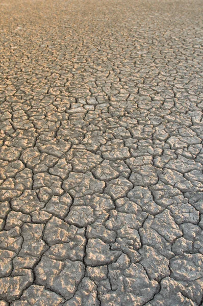 Tierra Seca Agrietada Como Fondo —  Fotos de Stock