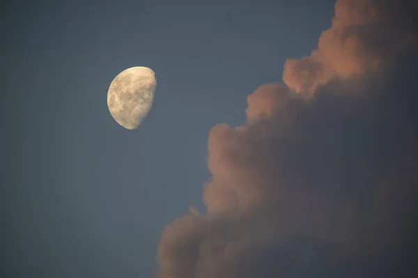 Абстрактний Повний Місяць Фоні Неба — стокове фото
