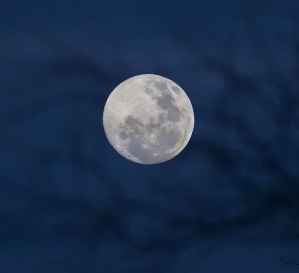Abstract Full Moon Sky Background — Stock Photo, Image