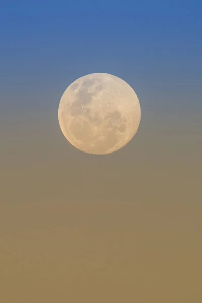 Bulan Purnama Gerhana Terlihat Dari Pampa — Stok Foto