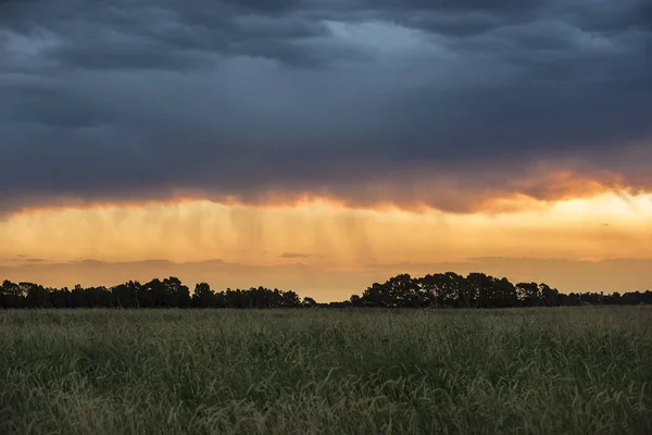 storm landscape of pampas region