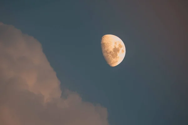 Luna Llena Eclipse Visto Desde Pampa — Foto de Stock