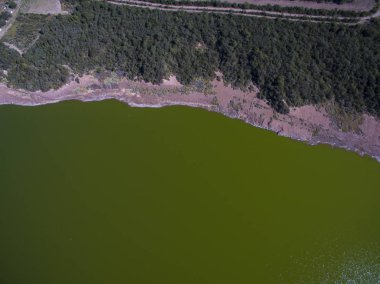 Pampa lagün, havadan görünümü