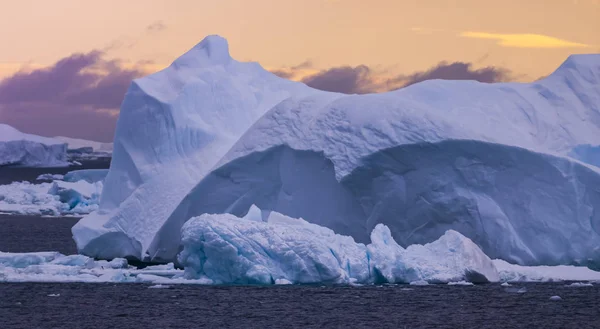 Vue Panoramique Paysage Gelé Sauvage Antarctique — Photo