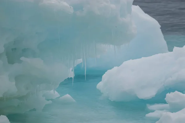 Malerischer Blick Auf Wilde Gefrorene Landschaft Antarktis — Stockfoto
