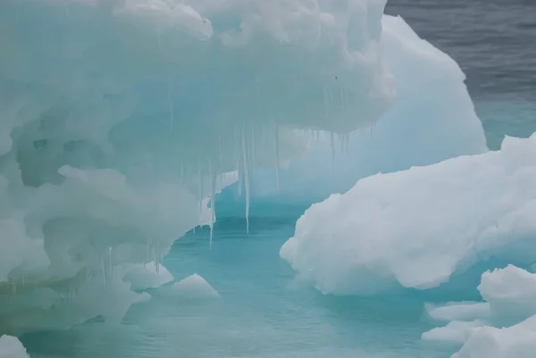 Schilderachtig Uitzicht Van Wild Bevroren Landschap Antarctica Stockfoto