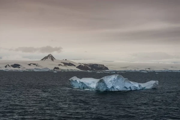 Vue Panoramique Paysage Gelé Sauvage Antarctique — Photo