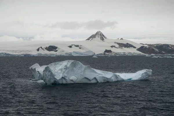 Vue Panoramique Paysage Gelé Sauvage Antarctique — Photo