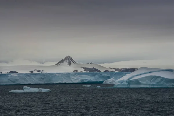 Vue Panoramique Paysage Gelé Sauvage Antarctique — Photo