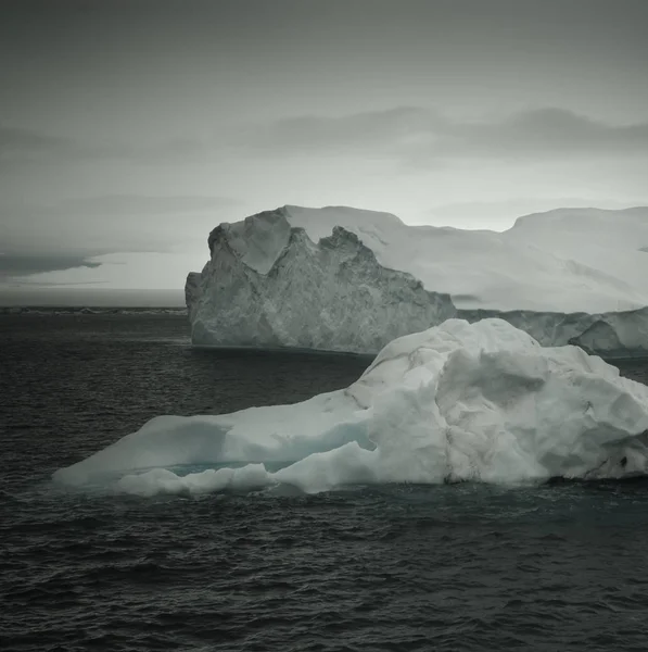 Vista Panorámica Del Paisaje Congelado Salvaje Antártida — Foto de Stock