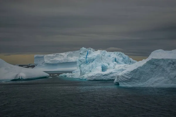 Paisagem Glacial Sector Antártico Perto Ilha Paulet — Fotografia de Stock