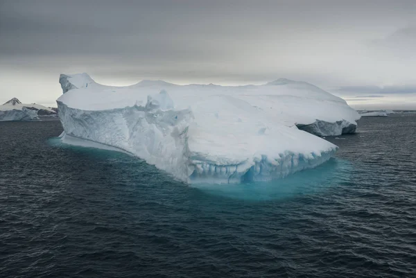 Краєвид Льоду Антарктики Сектору Поряд Островом Сполучені — стокове фото