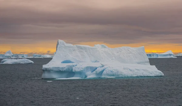 Paisagem Glacial Sector Antártico Perto Ilha Paulet — Fotografia de Stock