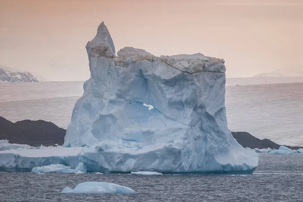 Eislandschaft Des Antarktischen Sektors Nahe Der Paulet Insel — Stockfoto