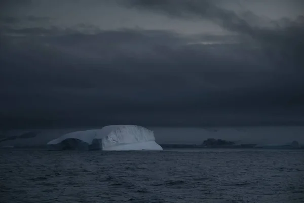 Krajobraz Antarktyczny Biegunie Południowym — Zdjęcie stockowe