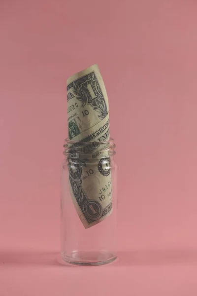 Money Jar Saving Concept — Stock Photo, Image