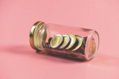 kavanoz, paralar kavramı kaydetme