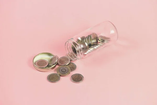 Savings Argentine Pesos Jar — Stock Photo, Image