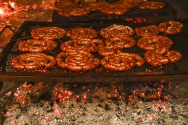 Izgara chorizo sosis, La Pampa, Arjantin