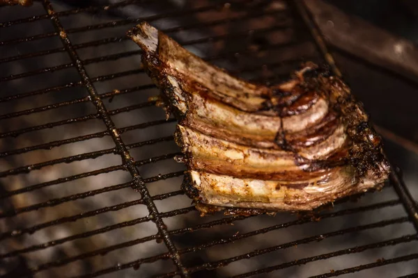 Pig ribs barbecue, Patagonia, Argentina