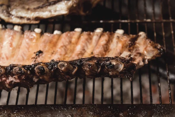 Pig ribs barbecue, Patagonia, Argentina