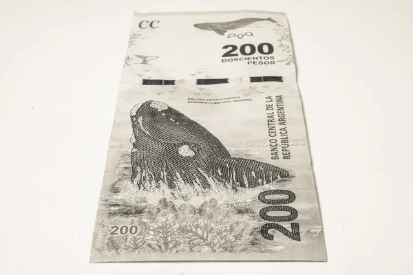 200 Pesos Argentína Bankjegy — Stock Fotó