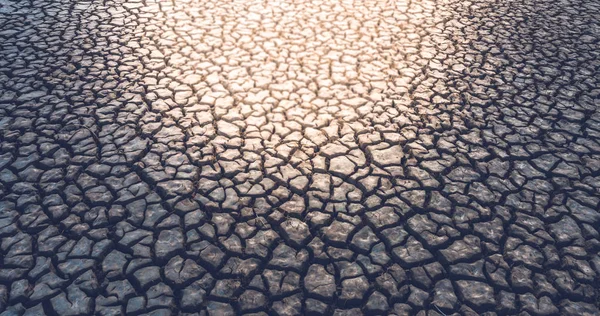 Krakovaná Zemská Proces Desertifikace Abstraktní Pozadí — Stock fotografie