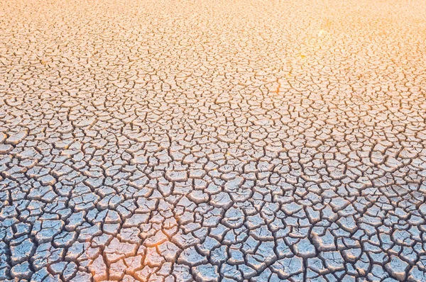 Krakovaná Zemská Proces Desertifikace Abstraktní Pozadí — Stock fotografie