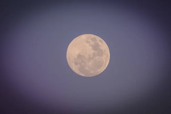 Vollmond Patagonien Argentinien — Stockfoto