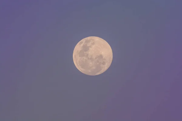 Full Moon Patagonia Argentina — Stockfoto