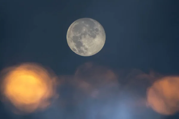 Повний Місяць Патагонія Аргентина — стокове фото
