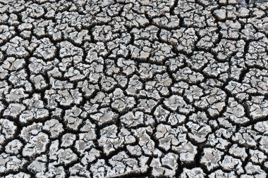 Çatlak toprağın soyut dokusu