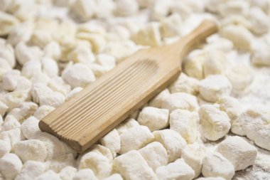 Masada el yapımı gnocchi.