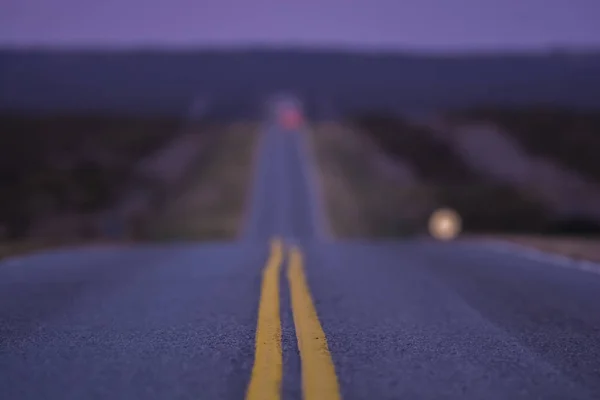 Viajar Por Ruta Concepto Abstracto Pampa Argentina — Foto de Stock