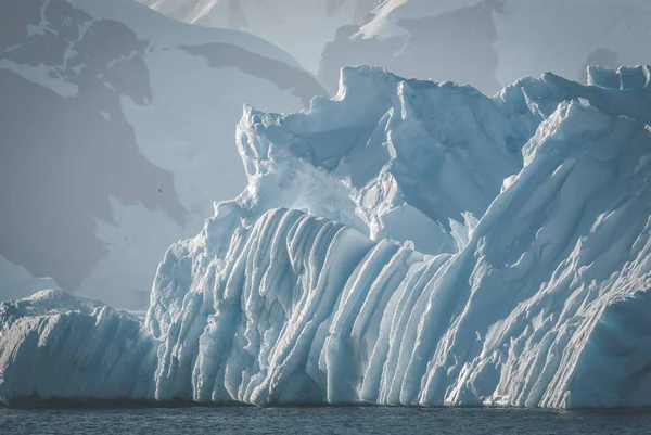 Лед Плавающий Антарктическом Море — стоковое фото