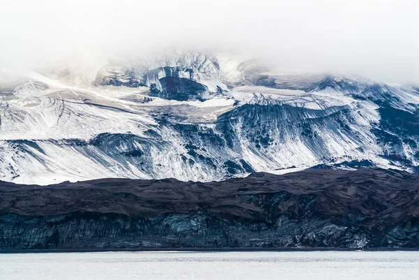 Вулканический Прибрежный Ландшафт Остров Обман Антртика — стоковое фото