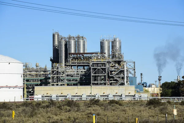 Industriële Installaties Van Argentijnse Petrochemische Industrie Patagonië Argentinië — Stockfoto