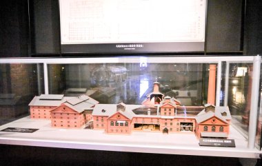 Sapporo, Japonya, 1 Ocak 2025, Sapporo Bira Müzesi, Hokkaido, Japonya