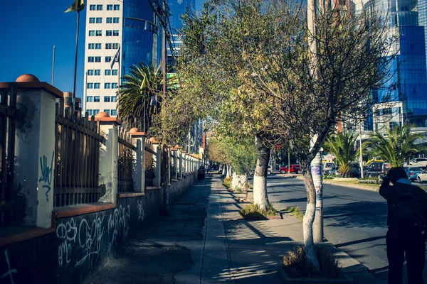 Vista Urbana Giorno Luce Alta — Foto Stock