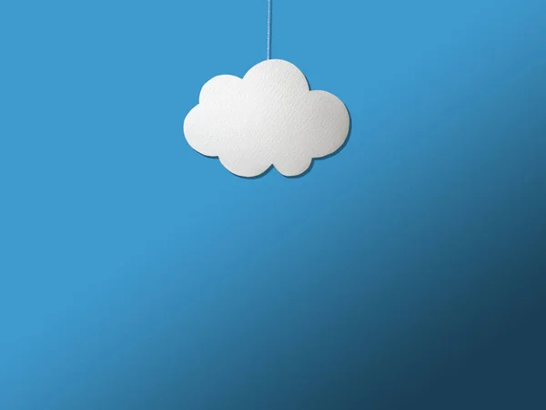 Wolken Van Papiermodellen — Stockfoto