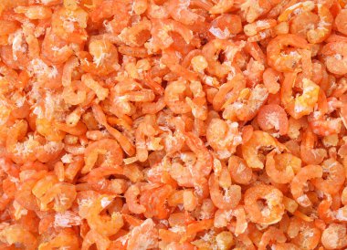 arka plan için kurutulmuş karides