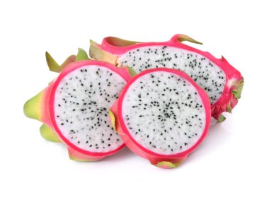 Beyaz arkaplanda Ejder Meyvesi