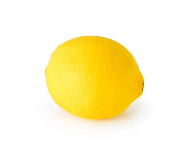 Citron Isolerad Vit Bakgrund — Stockfoto