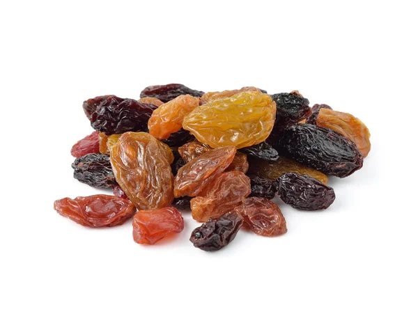 Dried Raisins White Background — Stock Photo, Image