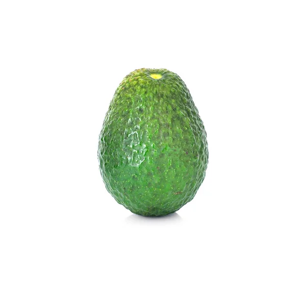 Verse Avocado Geïsoleerd Witte Achtergrond — Stockfoto