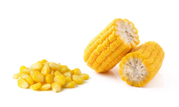 Corn Isolated White Background — Stock Photo, Image